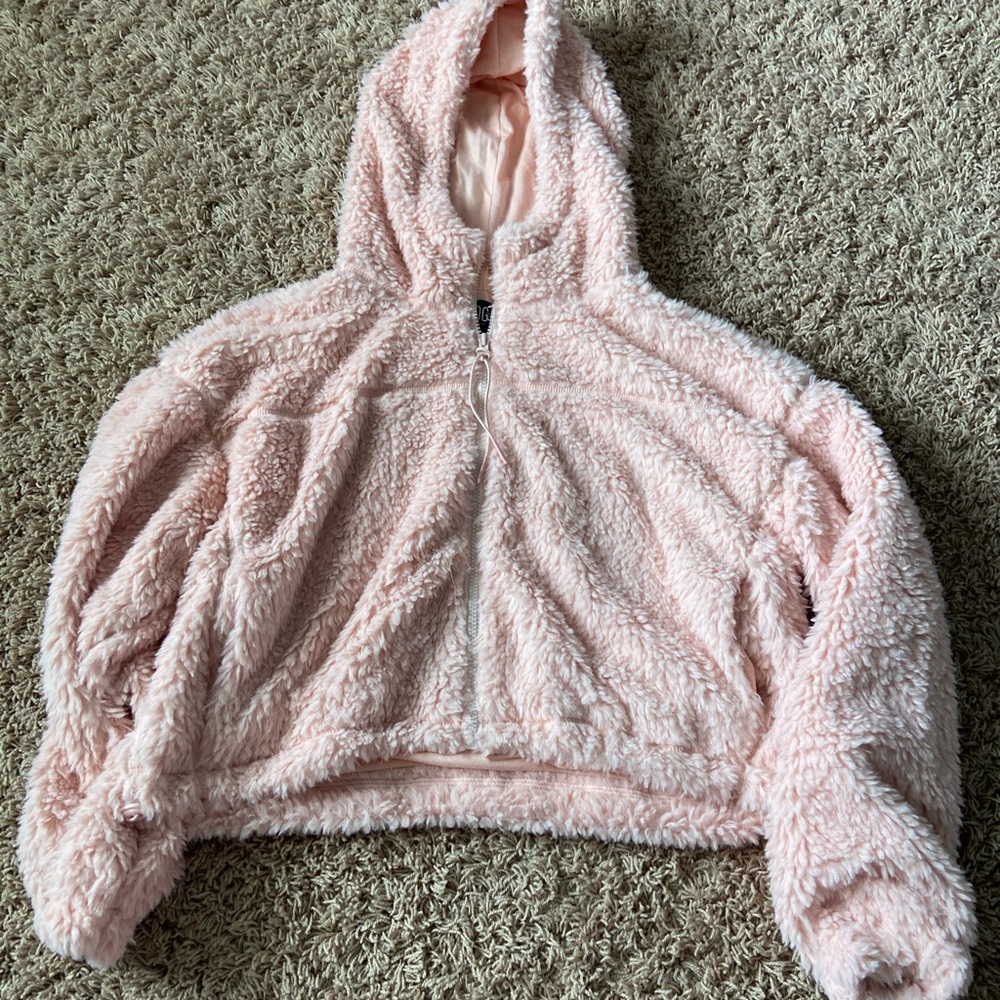Pink Fluffy Urban Outfitters Jacket